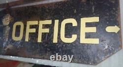 Antique Sales Office Pointer Sign Advertising Double sided hand painted Funny