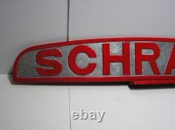 Antique Schramm Tractor 29 Double Sided Sign