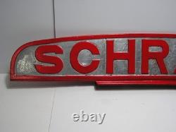 Antique Schramm Tractor 29 Double Sided Sign