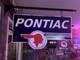 Antique Style Barn Find Look Pontiac Gm Dealer Sales Service Sign Double Sided