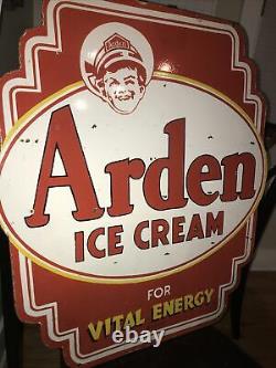 Arden Ice Cream Double Sided Hanging Sign