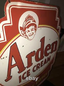 Arden Ice Cream Double Sided Hanging Sign