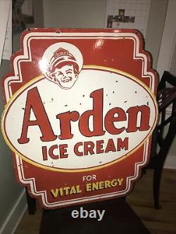 Arden Ice Cream Double Sided Hanging Sign