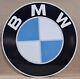 Bmw Porcelain Enamel Sign 30 X 30 Inches 2 Sided