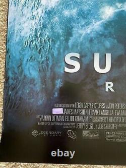 Brandon Rooth Superman Returns Cast Signed X3 Double Sided 27x40 Poster COA