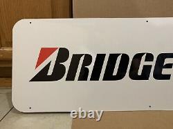 Bridgestone Tires Sunoco Gas Sign Double Sided Metal Garage Wall Decor Oil Parts