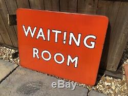 British Railways North Eastern waiting room double sided sign