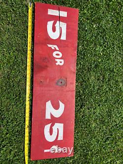 Burma Shave double sided Wood Road sign original