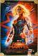 Captain Marvel Double-sided Theatrical Poster Signed By Brie Larson With Jsa