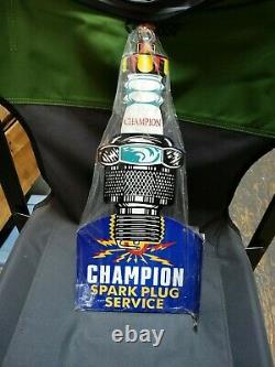 Champion Spark Plug Metal Sign indoor outdoor double-sided
