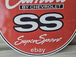 Chevrolet Camaro Ss Double-sided Porcelain Enamel Sign 30