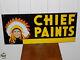 Chief Paints Double Sided Store Tin Sign