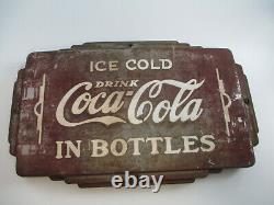 Coca-Cola Double Sided Thermometer Drink Coca-Cola in Bottles Rare Authentic