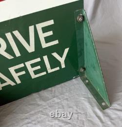 Coca-Cola Drive Safely School Zone Resume Speed Advertising Sign, original