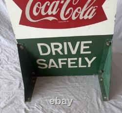 Coca-Cola Drive Safely School Zone Resume Speed Advertising Sign, original