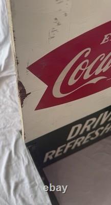 Coca-Cola Drive Safely School Zone Resume Speed Advertising Sign, original