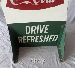 Coca-Cola Drive Safely School Zone Resume Speed Advertising Sign, original