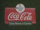 Coca-cola Porcelain Advertising Sign 24'' Inches Double Sided