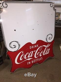 Coke Original Double Sided Porcelain With Privilege Panel
