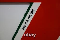 Conoco Die Cut Big Heavy-duty Triangular Double Side Steel Enamel Sign 36 X 38