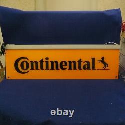 Continental Tires Double Sided Lighted Shop Dealer Sign Light Advertisement LOOK