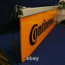 Continental Tires Double Sided Lighted Shop Dealer Sign Light Advertisement LOOK