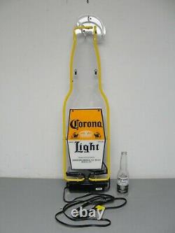 Corona Light Extra Beer Bottle 2 Sided Neon Sign Tall 36 Bar Mancave New Nib