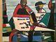 Curtis Barnes African American Artist Original Art Double Sided Painting