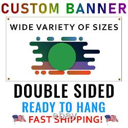 Custom Double Sided Vinyl Banner Full Color Indoor Outdoor Sign Free Design