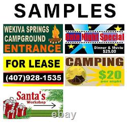 Custom Double Sided Vinyl Banner Full Color Indoor Outdoor Sign Free Design