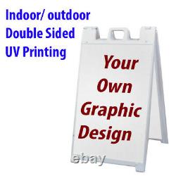 Custom Print A Frame Signicade Double Sided Indoor outdoor Business Road Sign