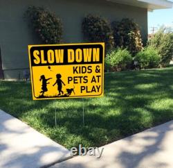 Custom Yard Sign 18x24 Full Color Personalized Lawn Sign Corrugated Plastic