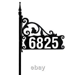 DIY Double-Sided Boardwalk Reflective Lawn Address Sign 44 Ready to Apply