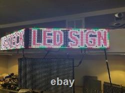 DOUBLE LED SIGN 25x 6.5 (50 side x side) P10 OUTDOOR LED SIGN (MADE USA)