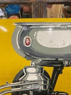 DeLaval Cream Seperator RARE Double Sided Metal Flange Sign 18x 16 GAS OIL COL