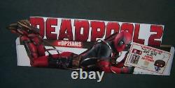 Deadpool 2 double sided Cardboard Cutout Standee Advertising Store Display Sign