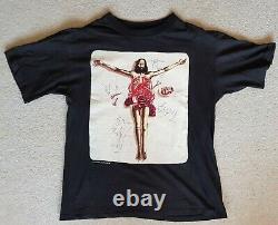 Deicide Once Upon The Cross Australian Tour 1995 Signed Vintage T-Shirt