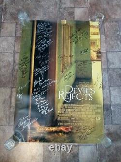 Devil's Rejects Original Double Sided Poster 27x40 Signed by 20 Adult language