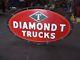 Diamond T Truck Sign. Double Sided
