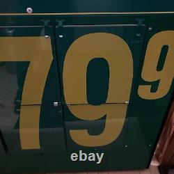 Diesel Gas Price Road Sign Flip Numbers Double Sided Minor Cosmetic Issues 47x42