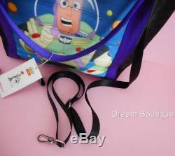 Disney Harvey's SIGNED Toy Story Buzz & Woody Double Sided Tote Handbag NWT