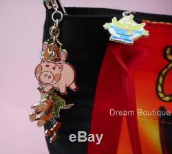 Disney Harvey's SIGNED Toy Story Buzz & Woody Double Sided Tote Handbag NWT