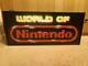 Double Sided World Of Nintendo Fiber Optic Sign M36a