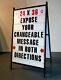 Double Side Sidewalk A Frame Sandwich Sign Message Board With2 Protective Covers