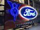 Double Sided Ford Neon V8 Dealership Sign 6ft By 10ft