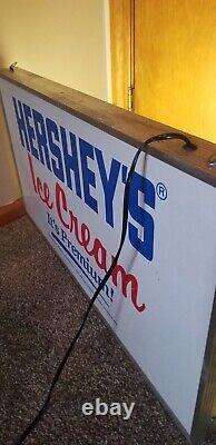 Double Sided HERSHEY'S Ice Cream Its Premium! Light Up Advertising Sign