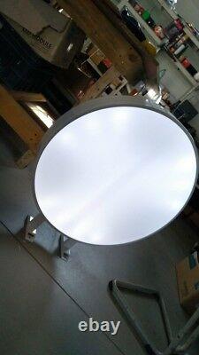 Double Sided Outdoor Round Illuminated Projecting Light Box Sign D500mm LED