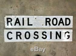Double Sided Railroad Crossing Sign Reflective 4ft x 4ft