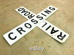 Double Sided Railroad Crossing Sign Reflective 4ft x 4ft