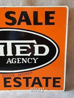Double Sided Sign UNITED FARM AGENCY For Sale Real Estate
